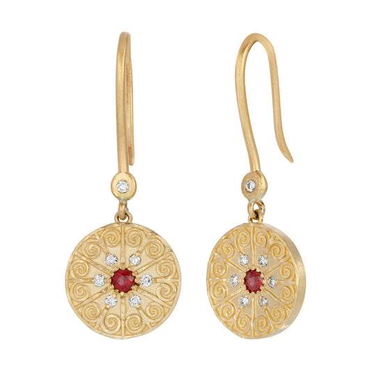 La Rioja Medallion Earrings 