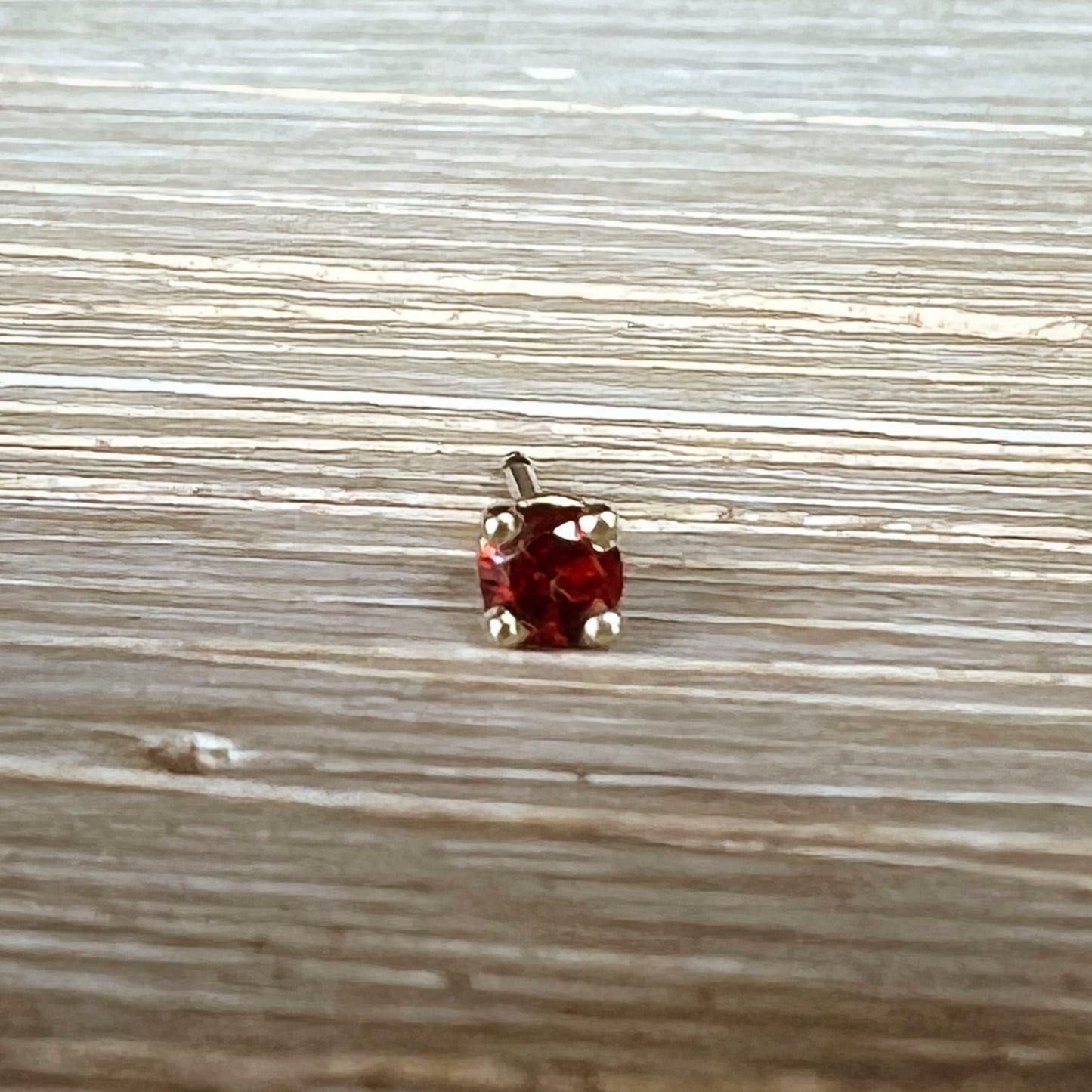 Garnet Stud Earrings