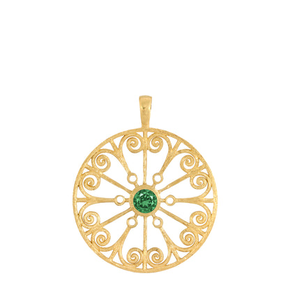 La Rioja Emerald Open Medallion No Chain