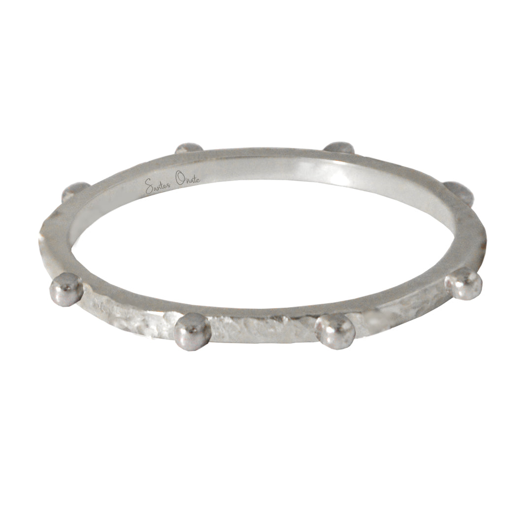 Paz Spinner Ring White Gold